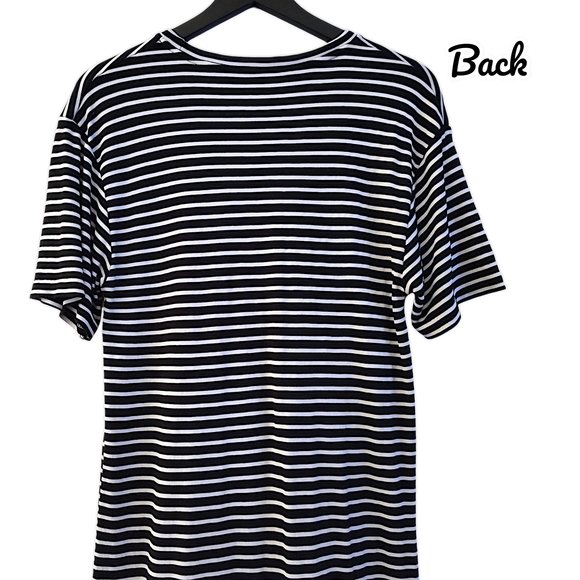 Zara Black and White Casual Maxi Shirt Dress Womens Size Small - Picture 6 of 7